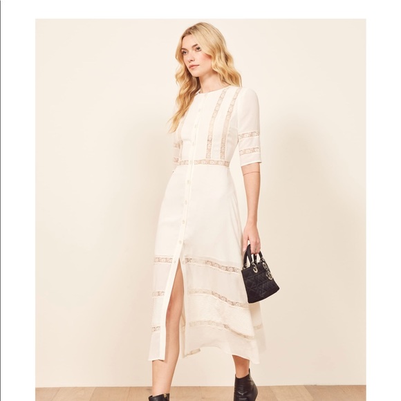 Reformation Dresses & Skirts - NWT Reformation Surrey Dress - White